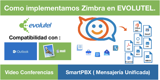 Evolutel zimbra beneficios